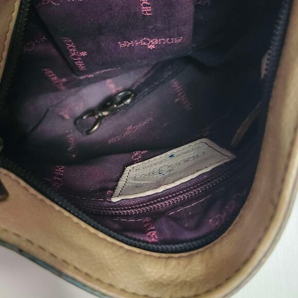 Anuschka Hand-painted Hummingbird Floral Leather Crossbody Bag - Picture 8 of 8